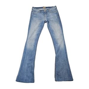 Mother The Runaway Jeans Womens 25 Bootcut Flare Blue Denim Made USA